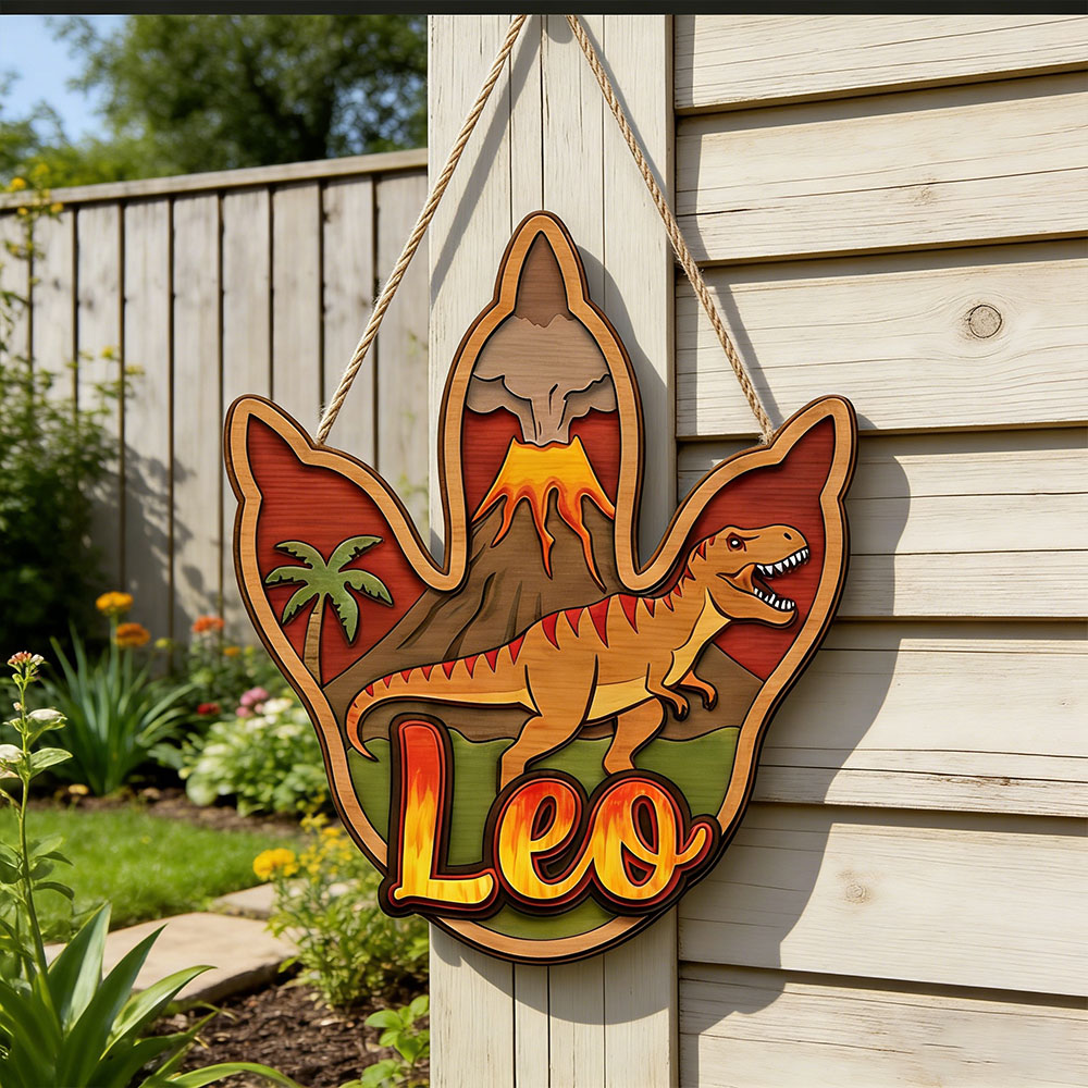 Eve Party - Plaque suspendue en bois personnalisée avec
