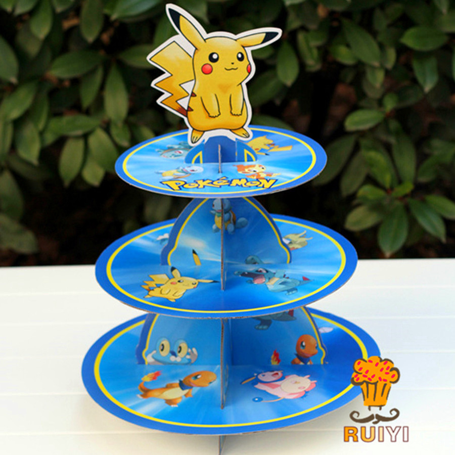 Cupcake Stand Tier - Pikachu Pokemon support à gâteau à