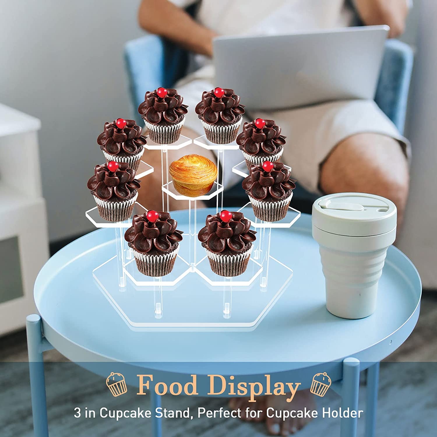 Présentoir en acrylique à 8/9  - Cupcake Stand Tier avis et prix