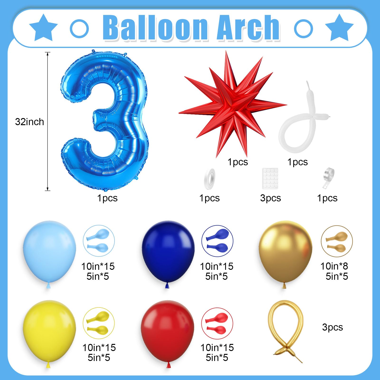 Ensemble d'arc numérique de ba - Balloon Arch Kit avis et prix
