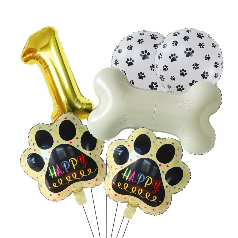 Ballons dorés WOOF, fourniture - Let'S Party Event Supply avis et prix