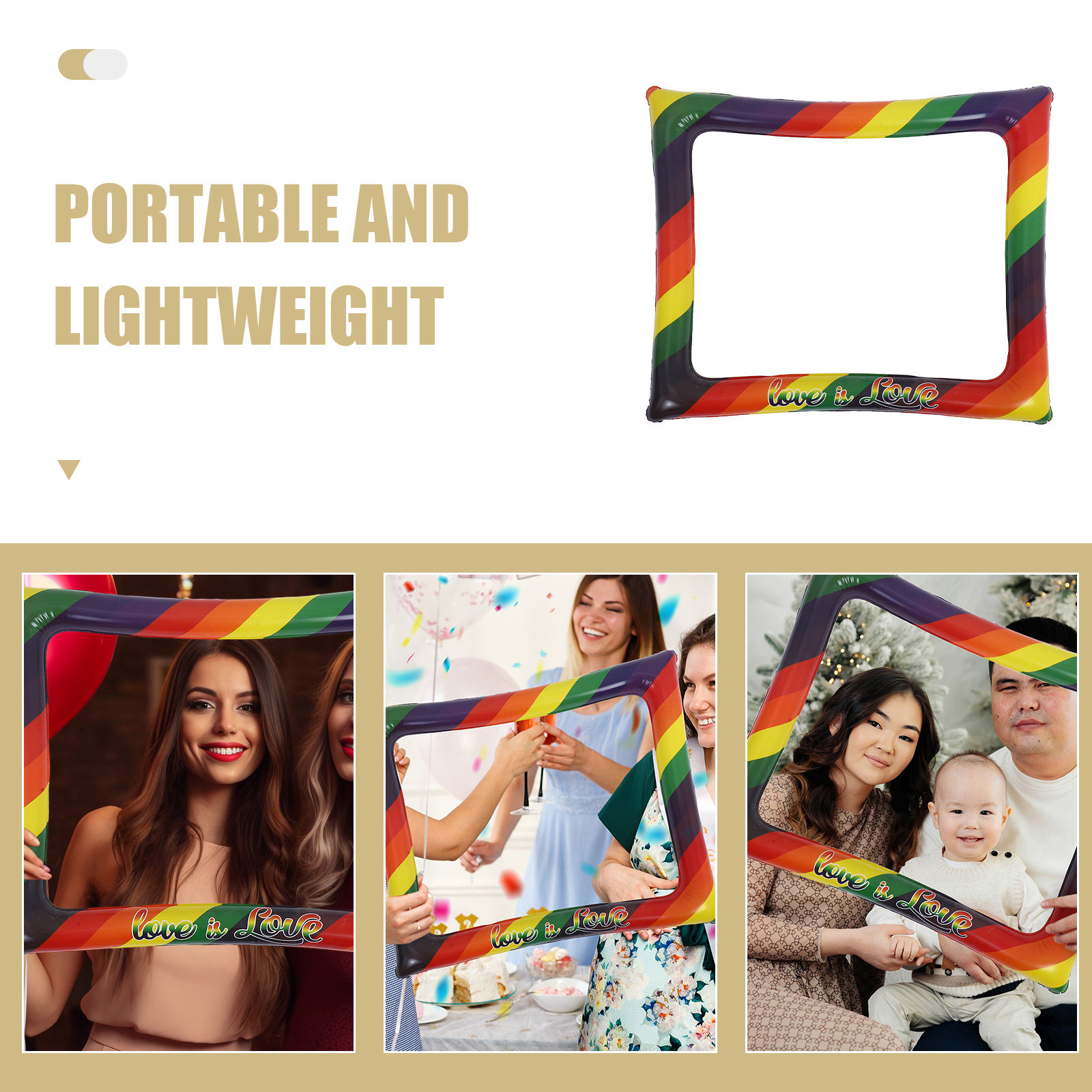 Cadre à selfie gonflable arc-e - Photo Booth Frame avis et prix