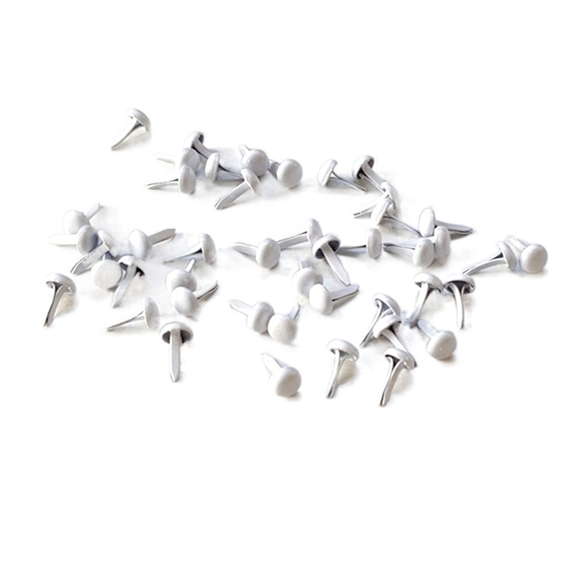 Brads en métal blanc pour scra - Papercraft Supply Invitation avis et prix