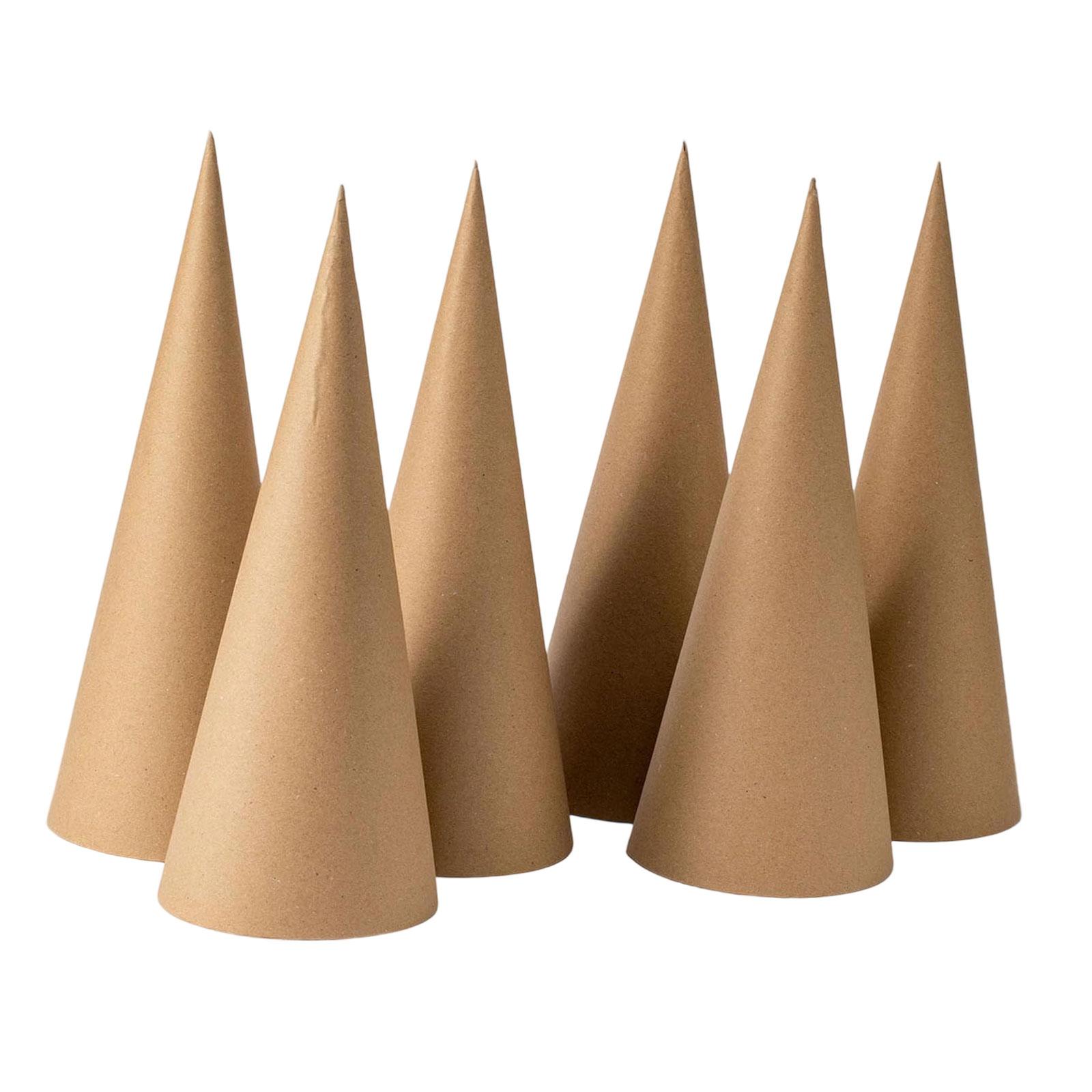 Cônes Mache en papier Kraft 6  - Party Hat Cone avis et prix