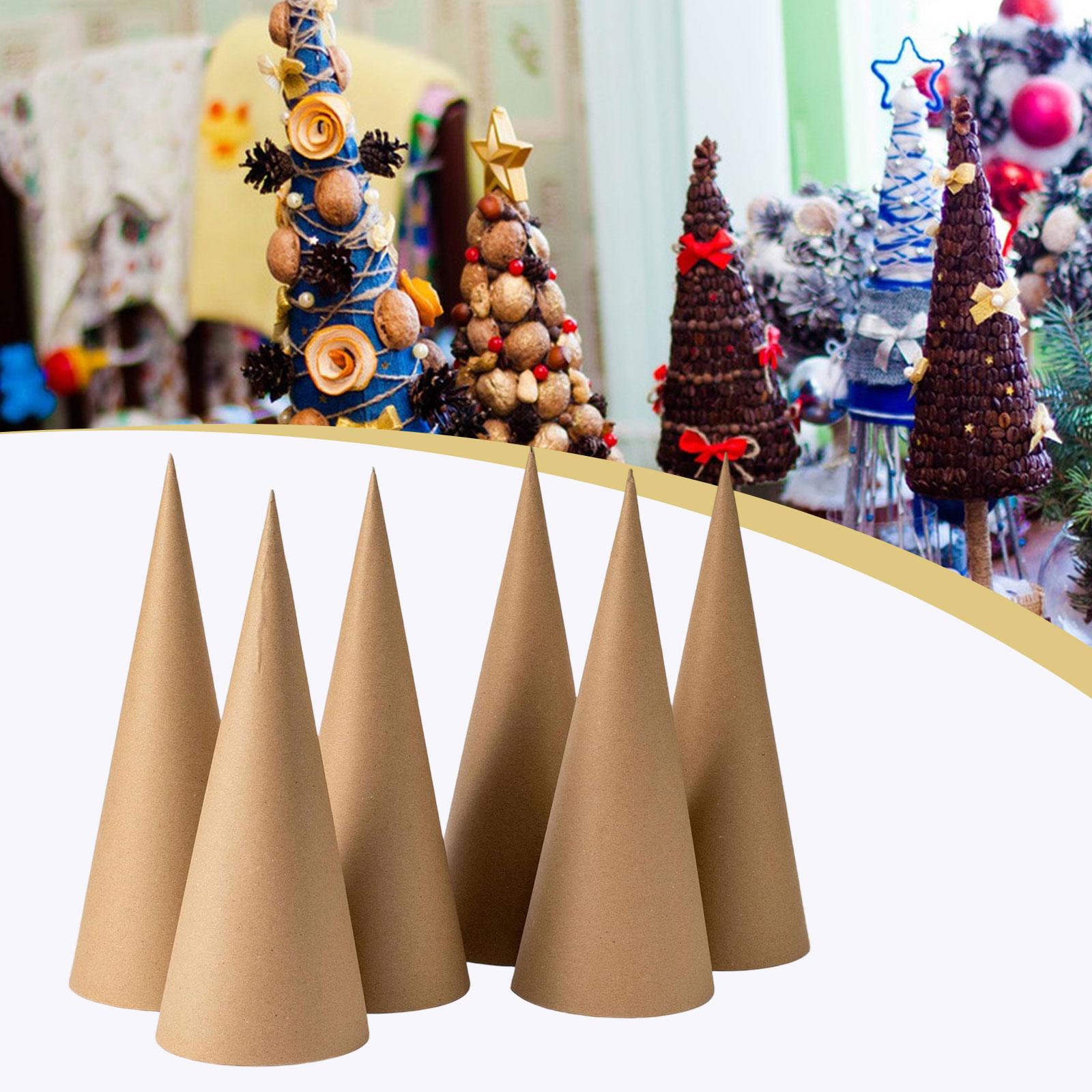 Cônes Mache en papier Kraft 6  - Party Hat Cone avis et prix