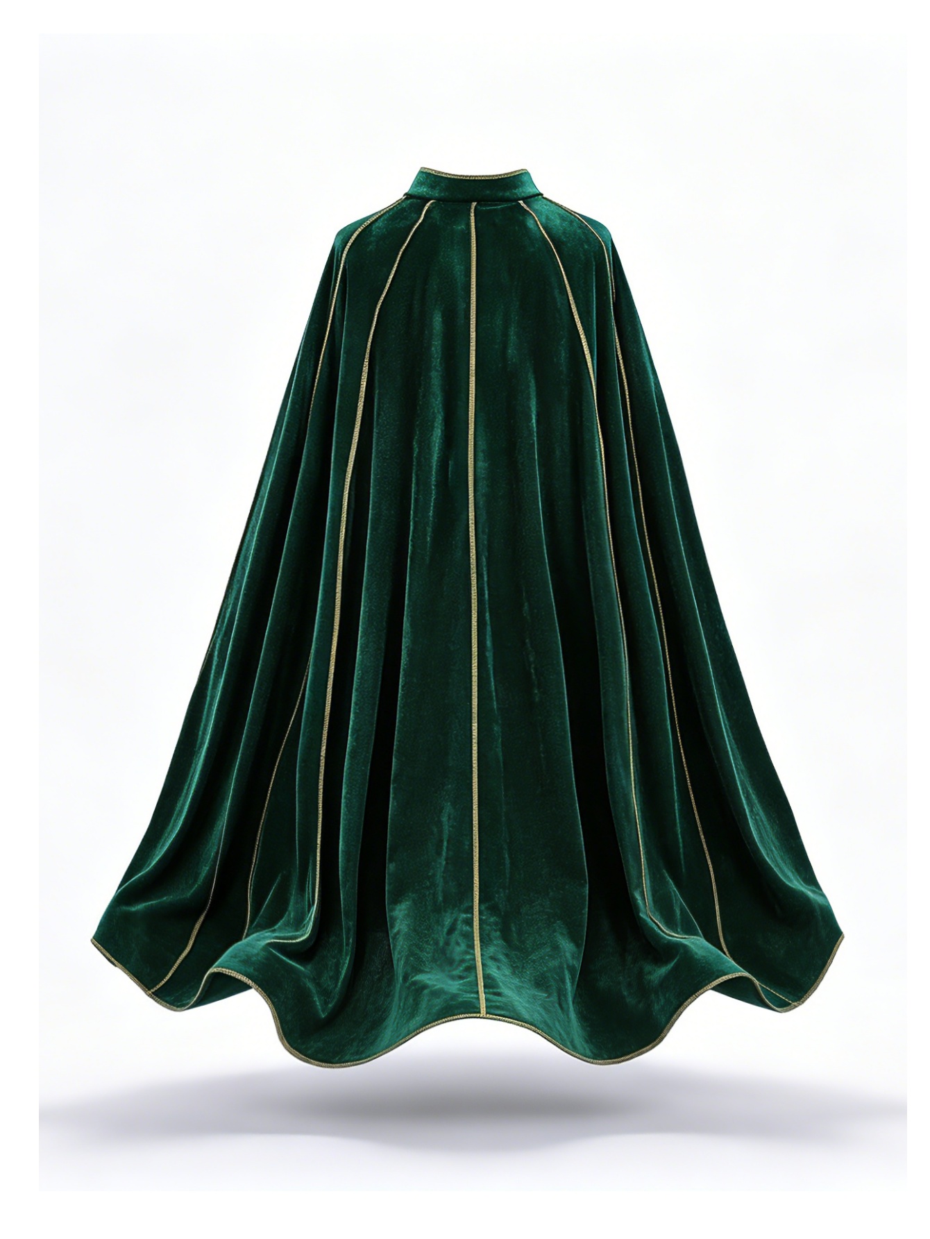 Cape vintage en velours vert p - Event Support avis et prix