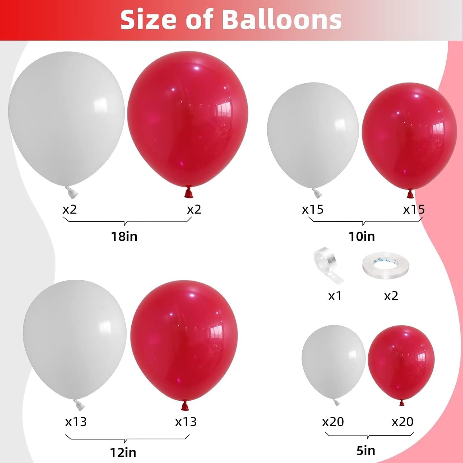 Kit d'arc de guirlande de ball - Balloon Arch Kit avis et prix