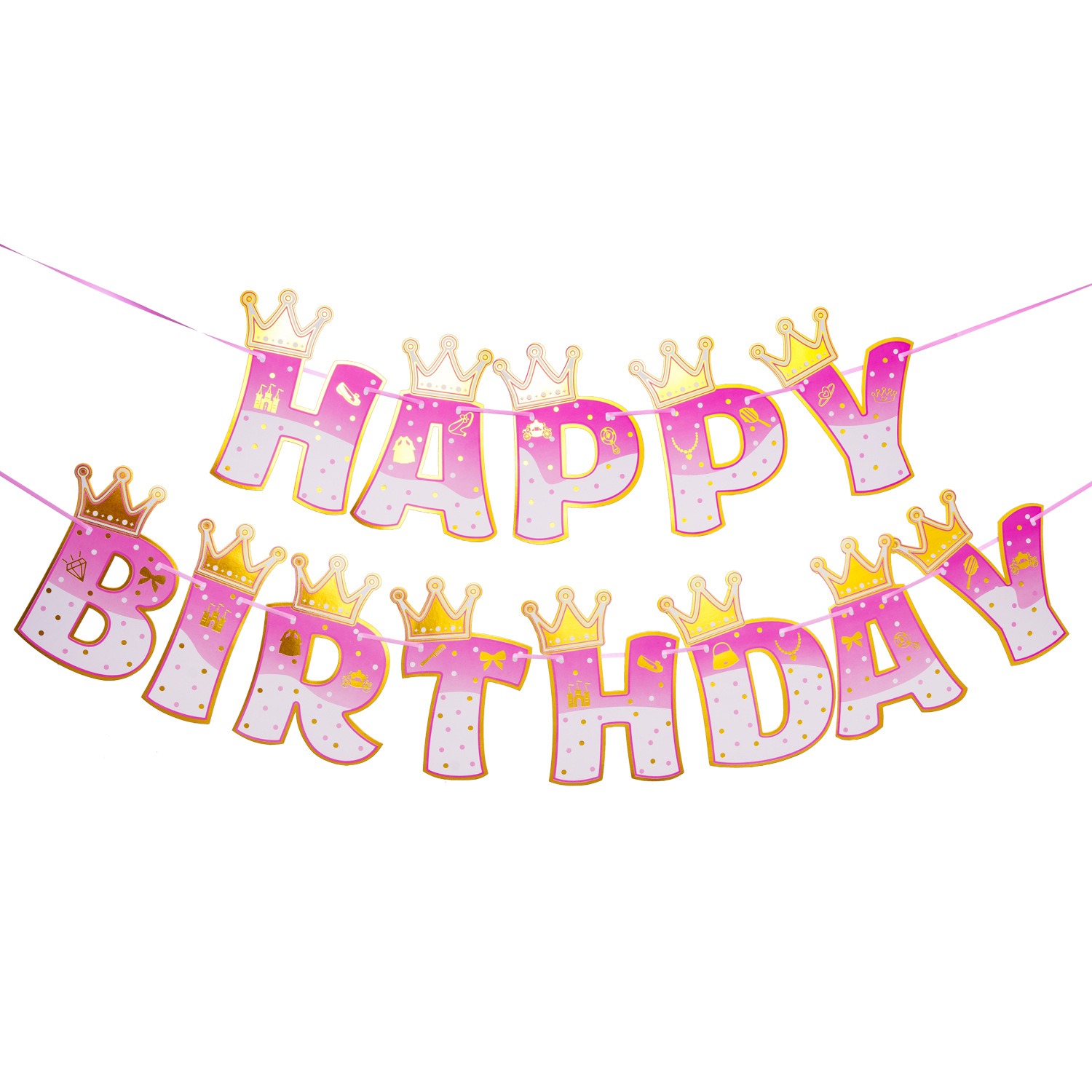 Bannière d'anniversaire à thèm - Party Banner Gold avis et prix